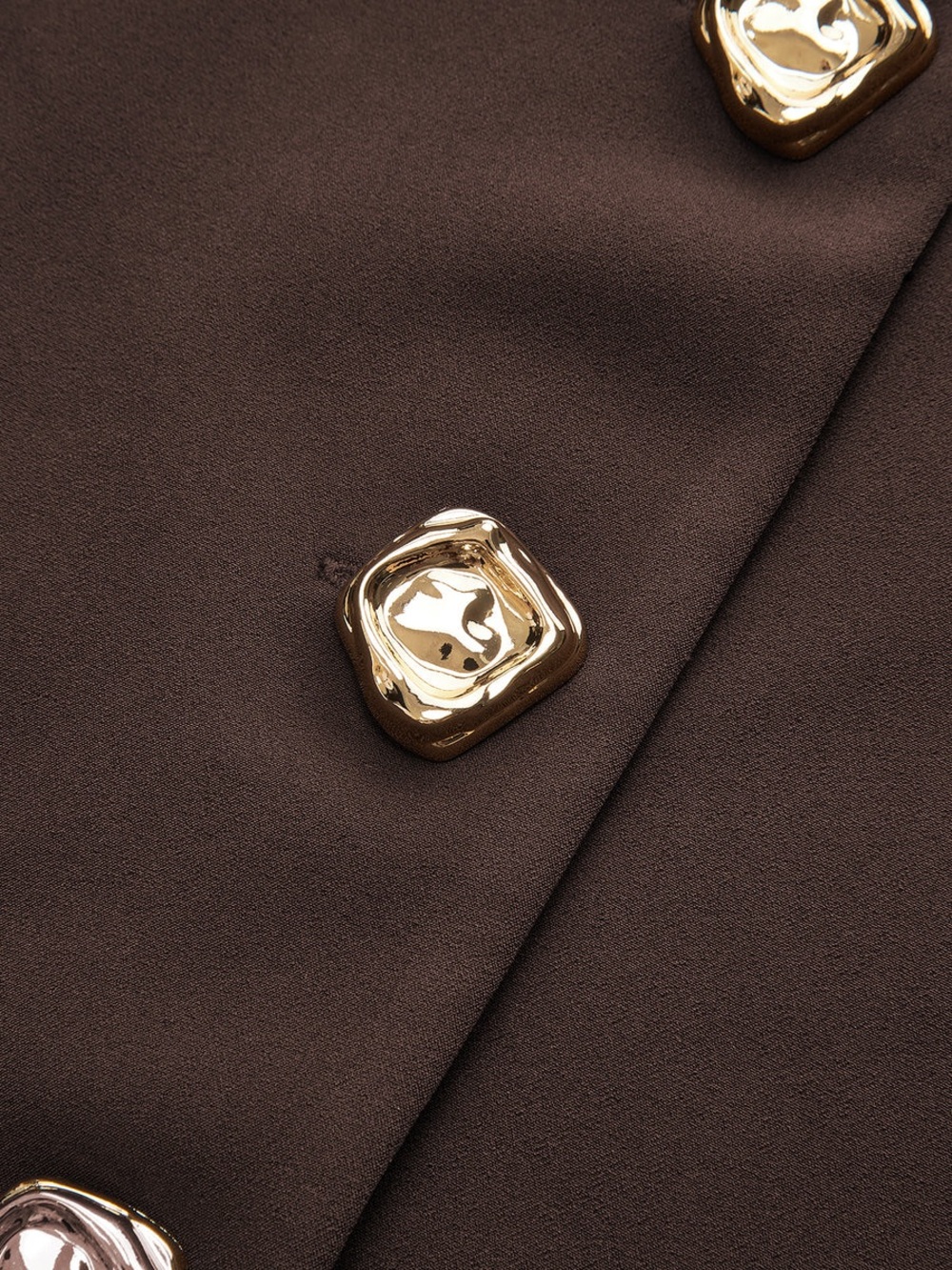 Commense Collared Metal Button Jacket - Picture 6 of 7